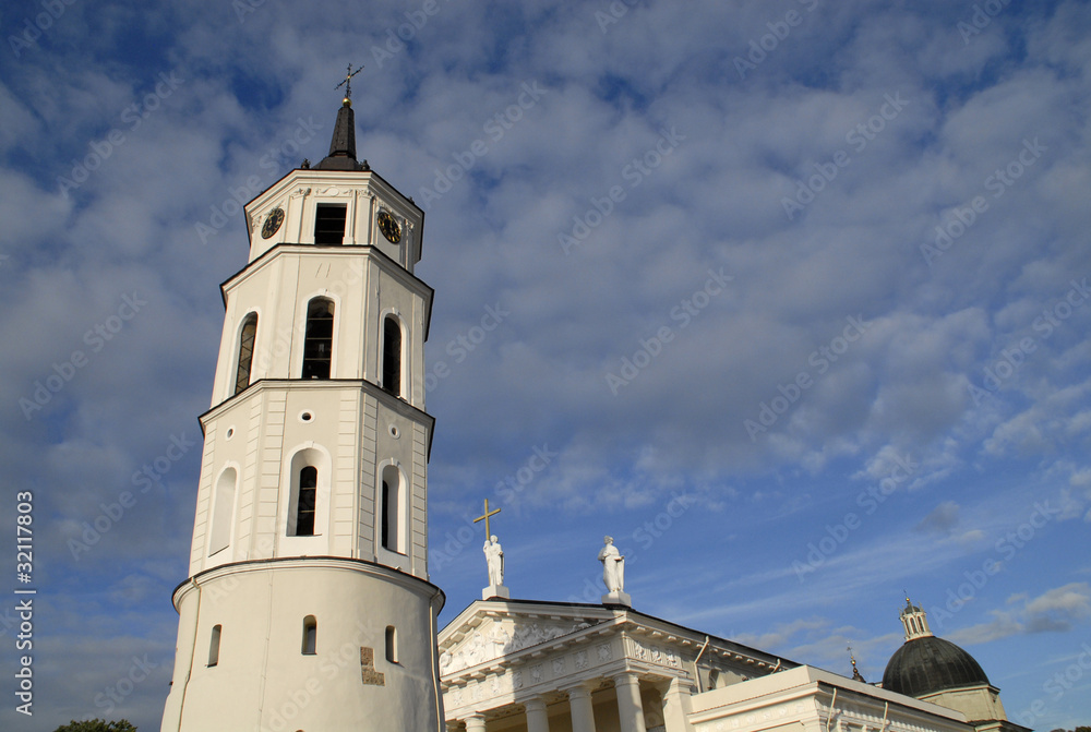 Cathedral Square and the Tower in Vilnius