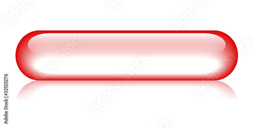 RED BUTTON (template web internet gel glassy shiny click here)