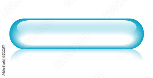 BLUE BUTTON (template web internet gel glassy shiny click here)