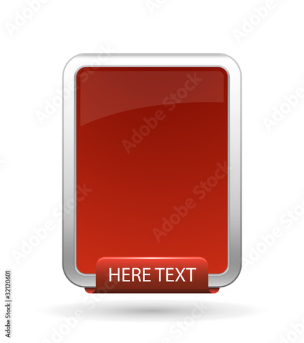 3D Tablet Red