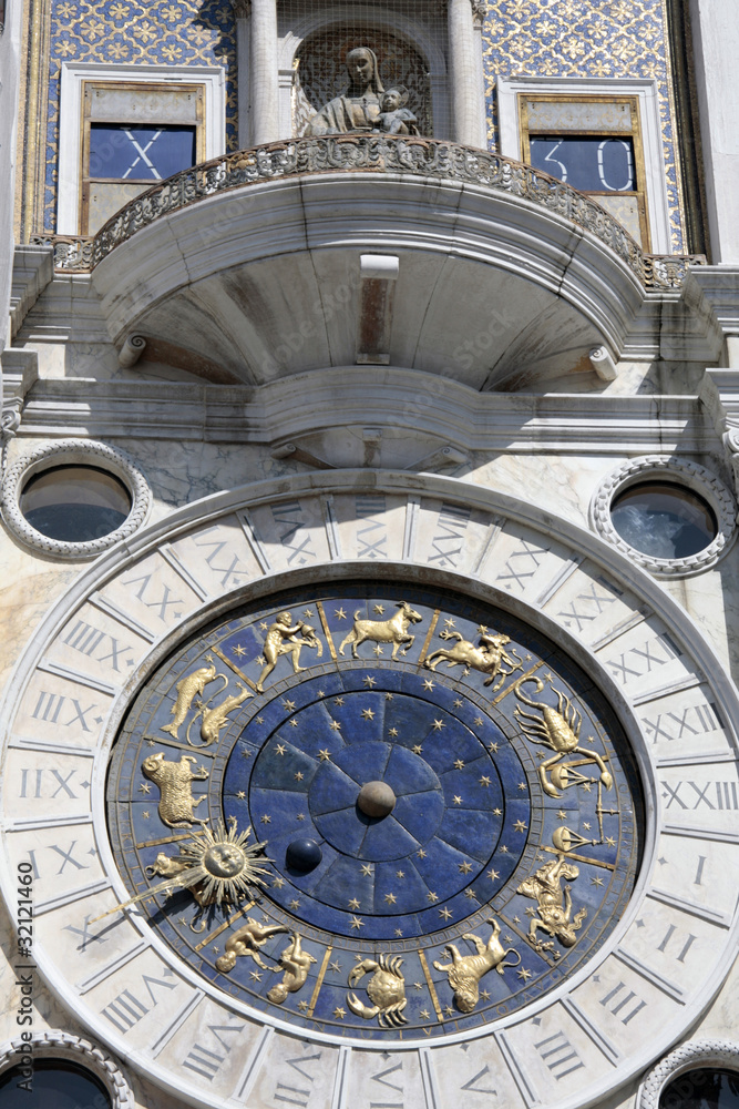 Fototapeta premium Horloge à Venise