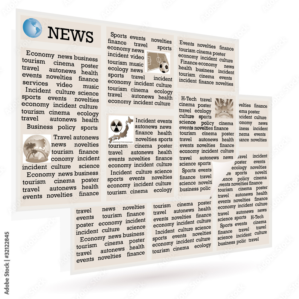 Fototapeta premium Newspaper