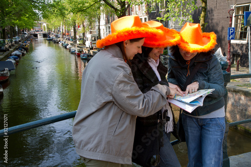 turiste ad Amsterdam photo