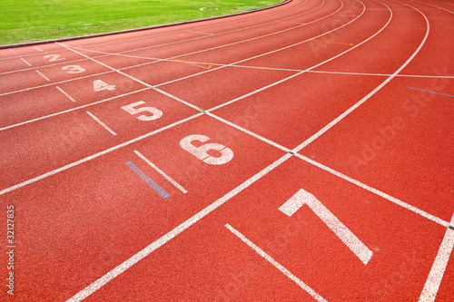 Running track for athletes © leungchopan
