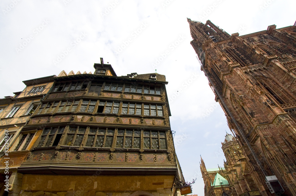 Münster und Kammerzellhaus - Straßburg - Elsass - Frankreich