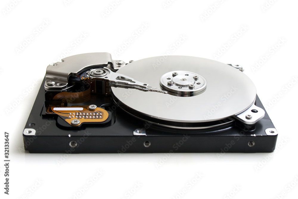 Hard disk drive HDD isolated on white background. Hard disk drive HDD isolated on white background.