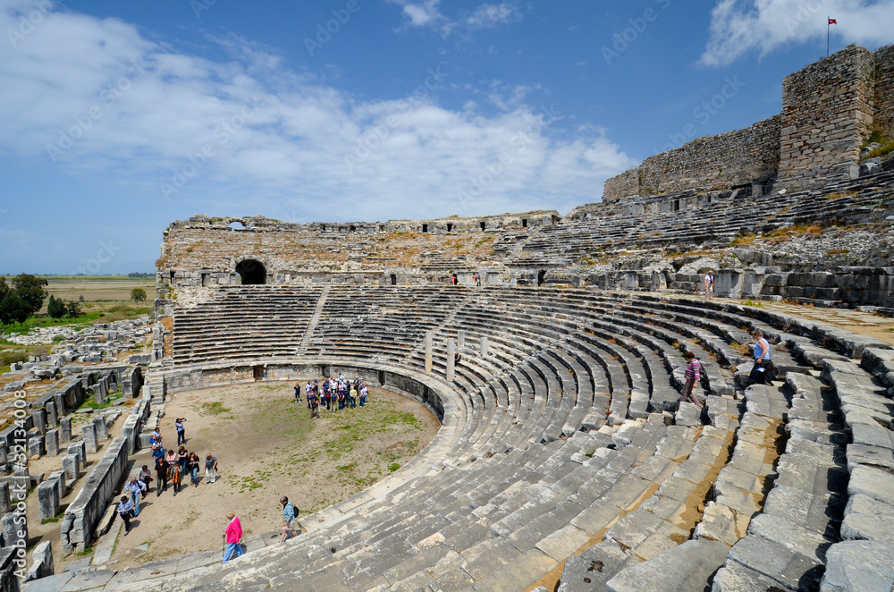 L'amphithéâtre à Milet