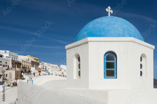 Greek chapel in Santorini