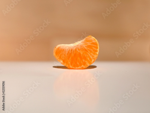 A cantle of tangerine