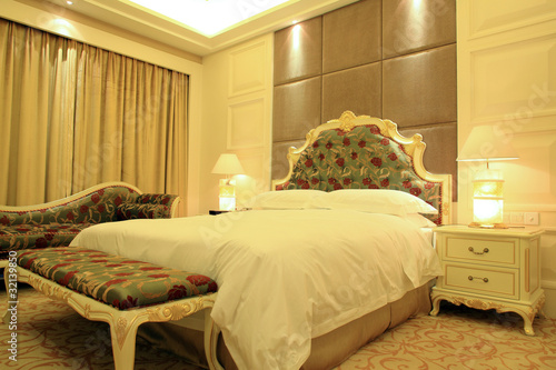 Bedroom interior in modern home