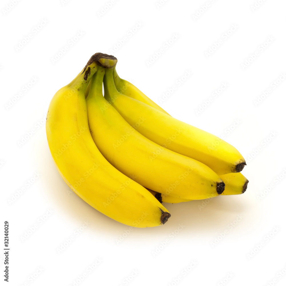 Bunch of Bananas Isolated