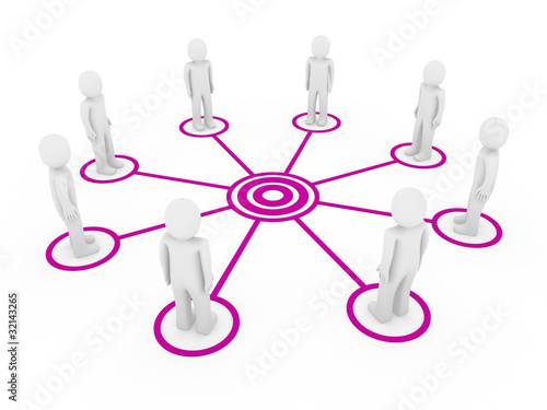 3d men connection
