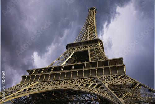 Eiffel Tower seen from Below, Paris