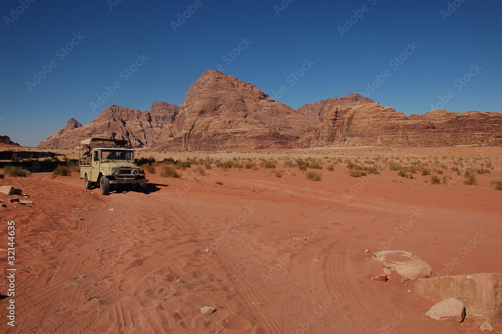 Le désert de Wadi Rum