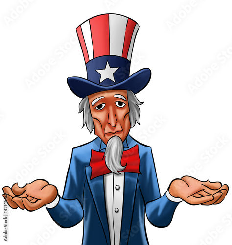 Sad uncle Sam