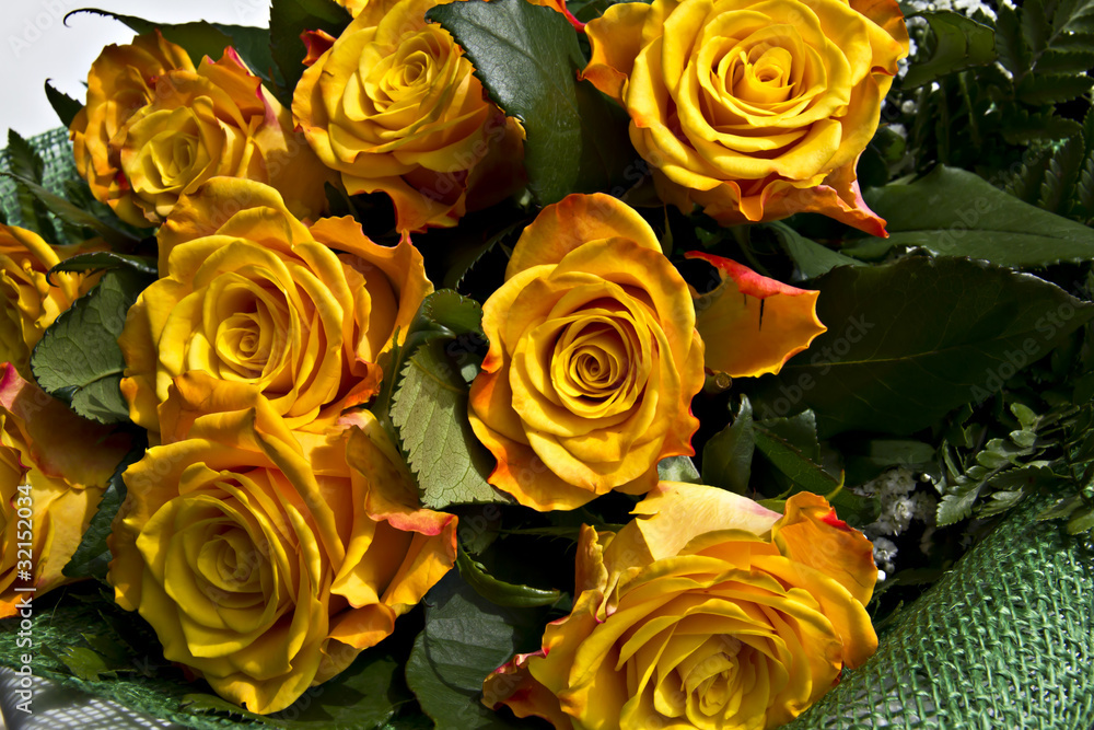 Bouquet di rose gialle Bouquet di rose gialle
