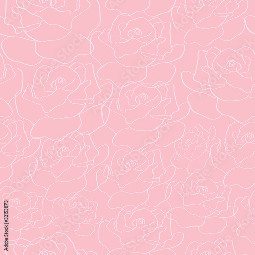 abstract seamless roses background.