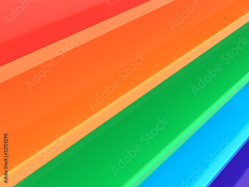 Close up of a rainbow