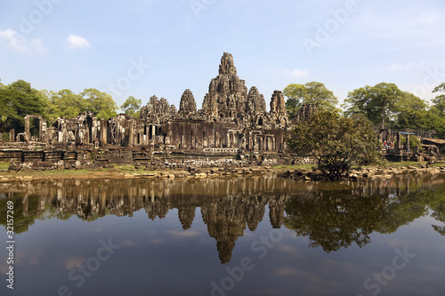 General view of ancient Bayon Temple at Angkor Thom, Cambodia © frag