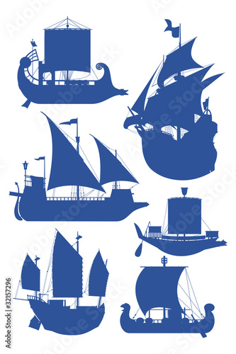 sailing ships