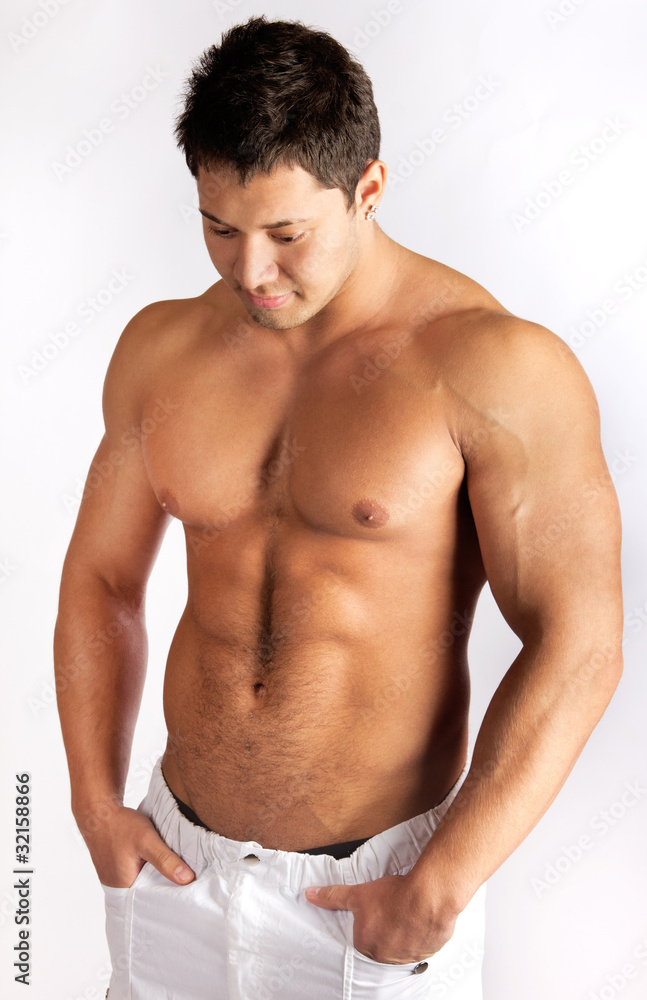 Fototapeta premium Picture of young athlete