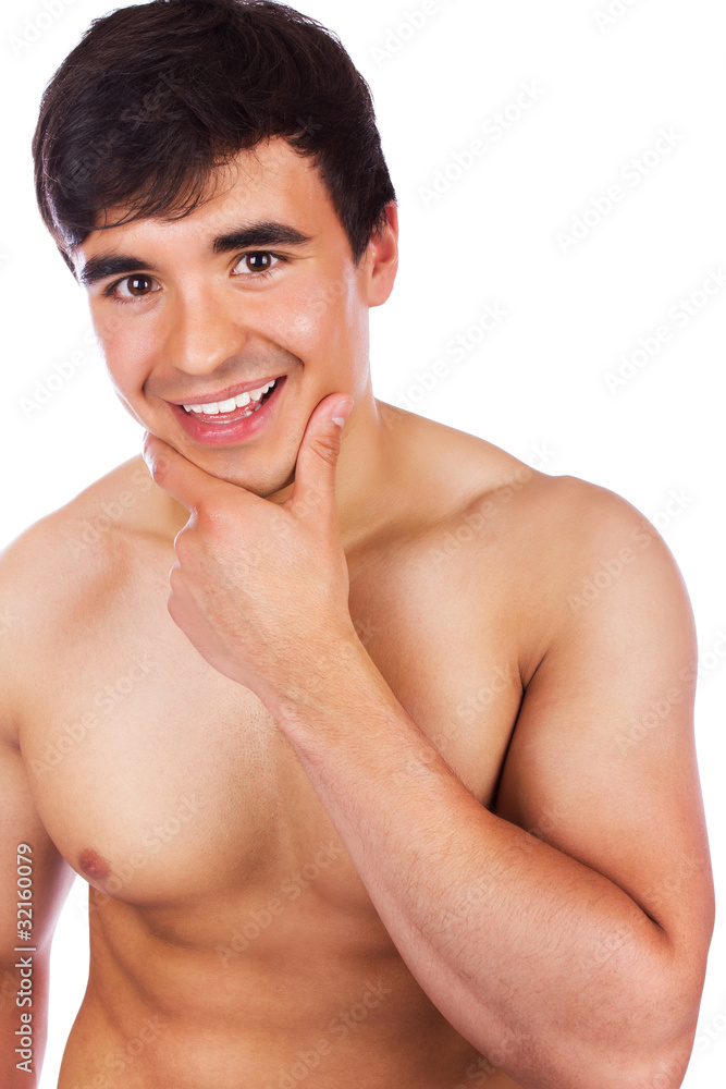 Handsome smiling man Handsome smiling man
