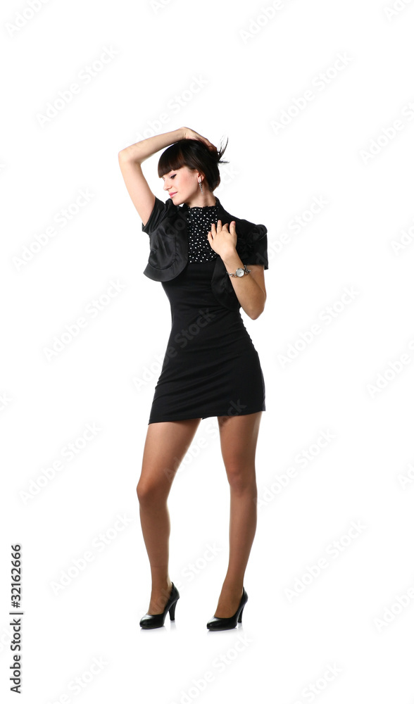 Fototapeta premium Beautiful brunette Woman