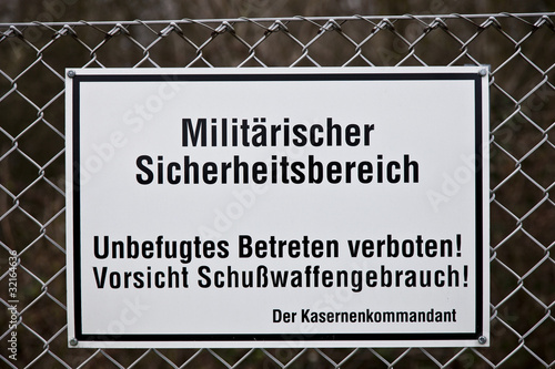 Militär - Bundeswehr - Zoll - Sicherheitsbereich military