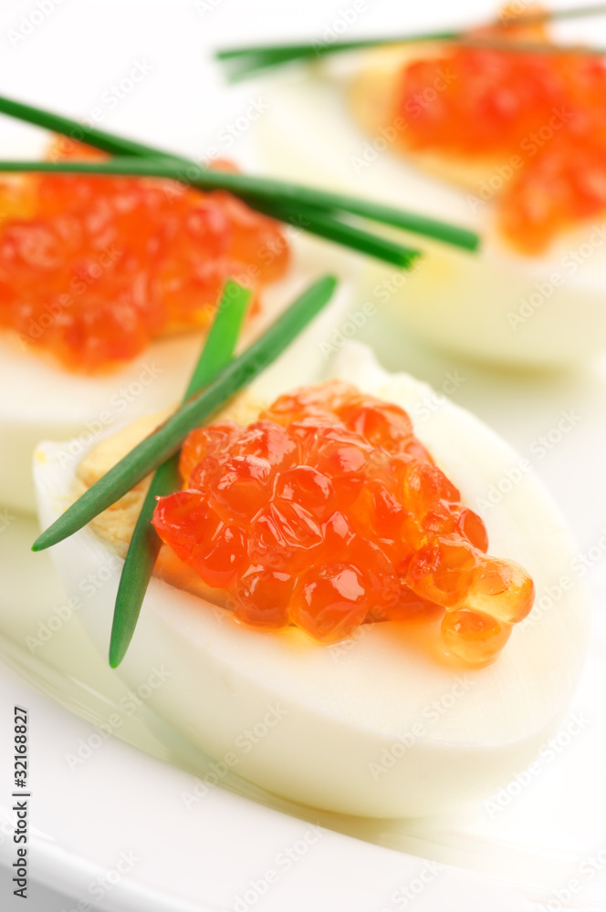 Appetizers with caviar Appetizers with caviar