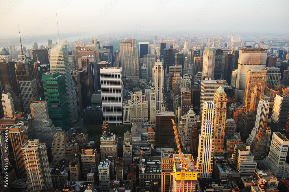 Manhattan Skyline north, from Empire State Building