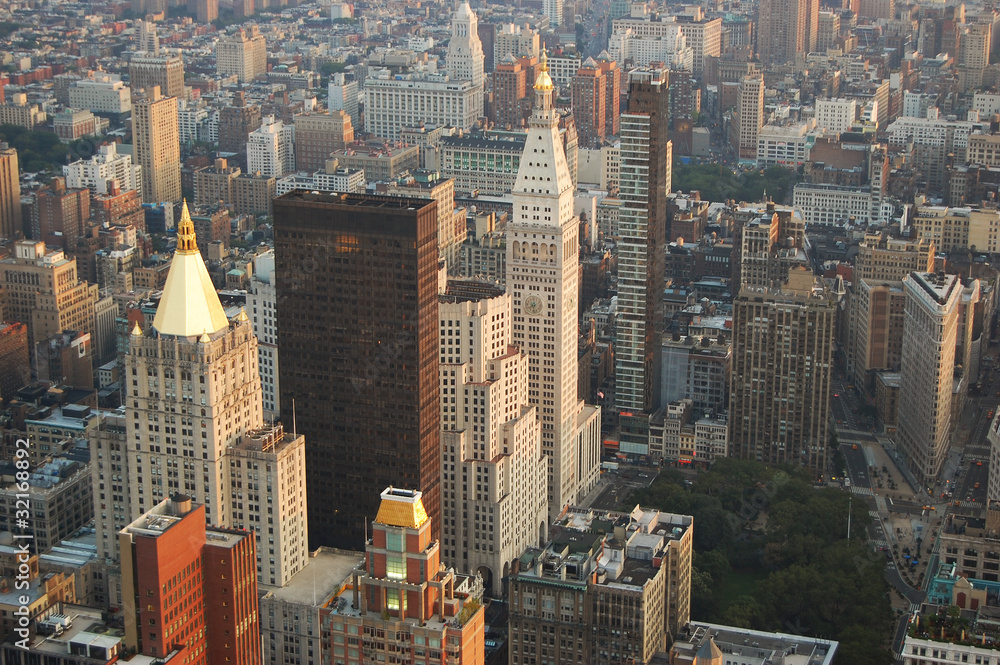 Fototapeta premium Midtown Manhattan skyline, New York Life Insurance, NYC, USA