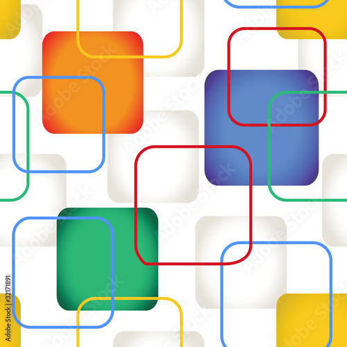Retro styles seamless pattern