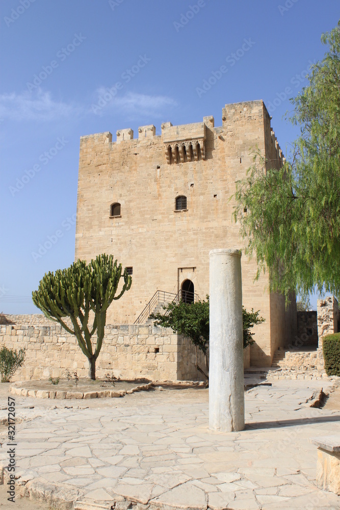 Medieval castle in Kolossi, Cyprus