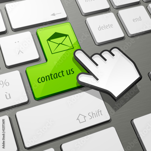 clavier contact e-mail