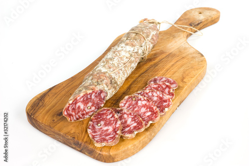 salame su tagliere