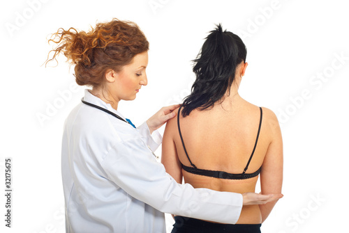 Fotografie Maneuver kidney palpation