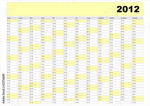 Wandkalender 2012