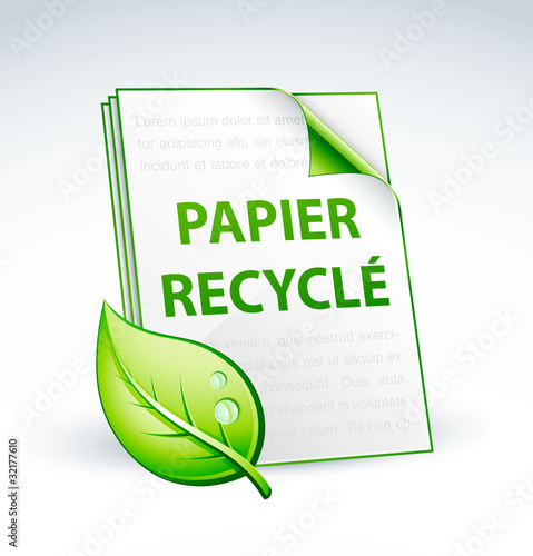 Papier recyclé