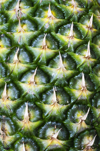 Pineapple, close up of surface