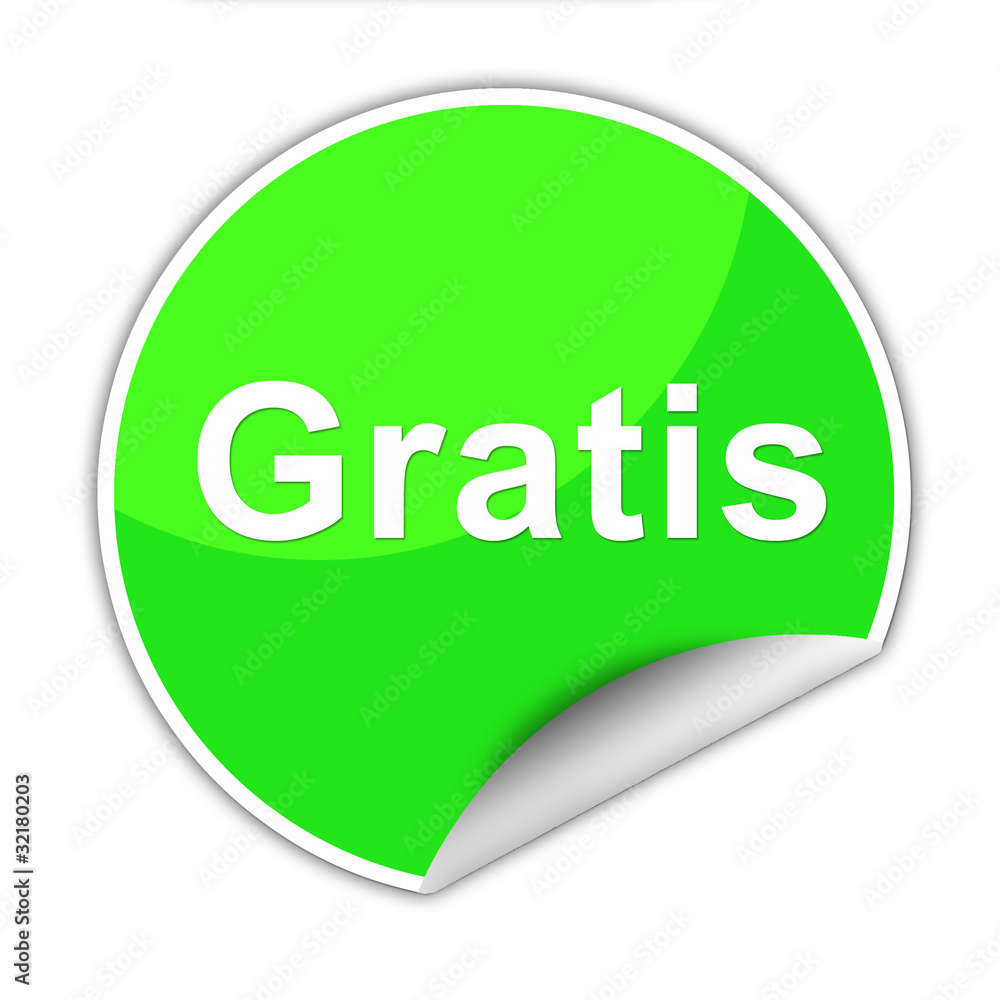 Gratis Sticker Gratis Sticker