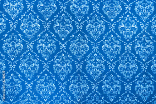 Photography blue calico texture