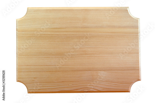 Holztafel Freigestellt