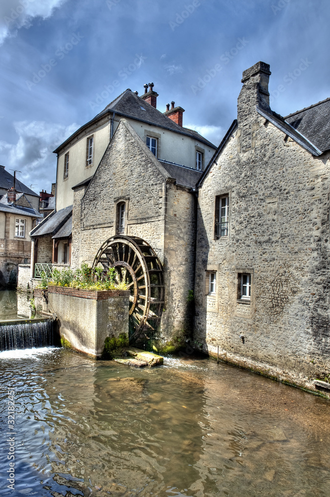 HDR Roue à eau - Bayeux