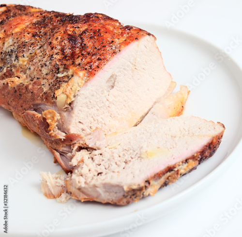 Baked meat