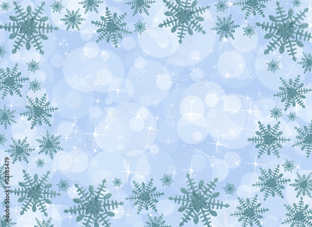 Snowflake Border Snowflake Border