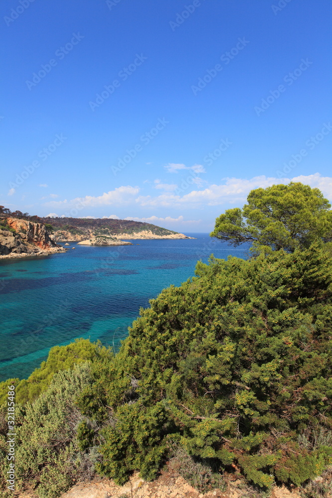Blick auf die Bucht von Cala Xaracca