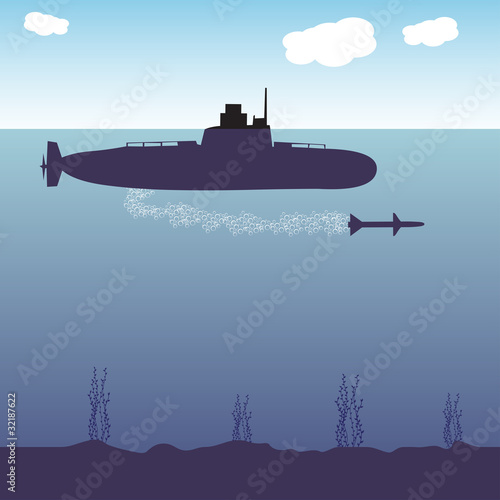 Military submarine