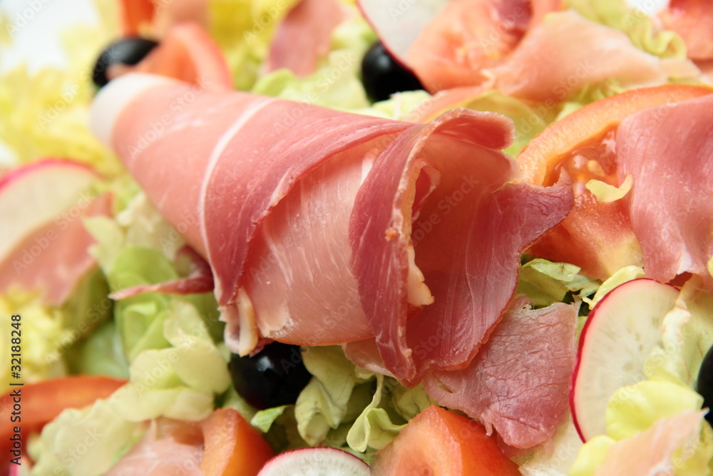 jambon salade