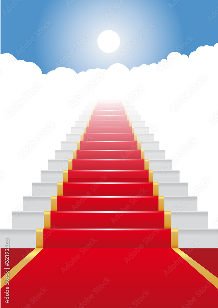 escalier - tapis rouge - paradis - cinéma - gloire - star - films - cérémonie - festival