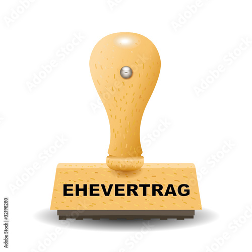 Stempel "Ehevertrag"